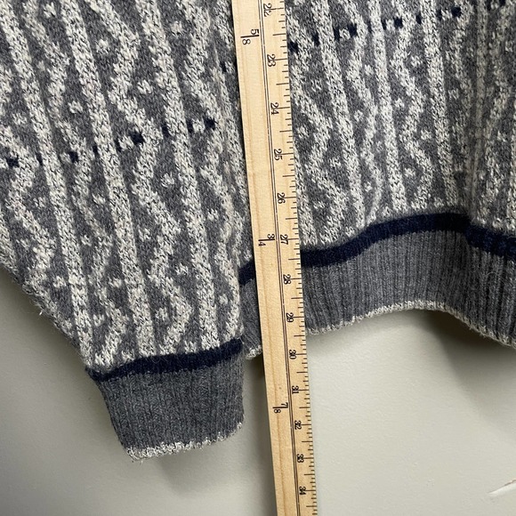 Mexx Amazing Patterned Crew Neck Long Sleeve Sweater Gray M - Picture 4 of 7